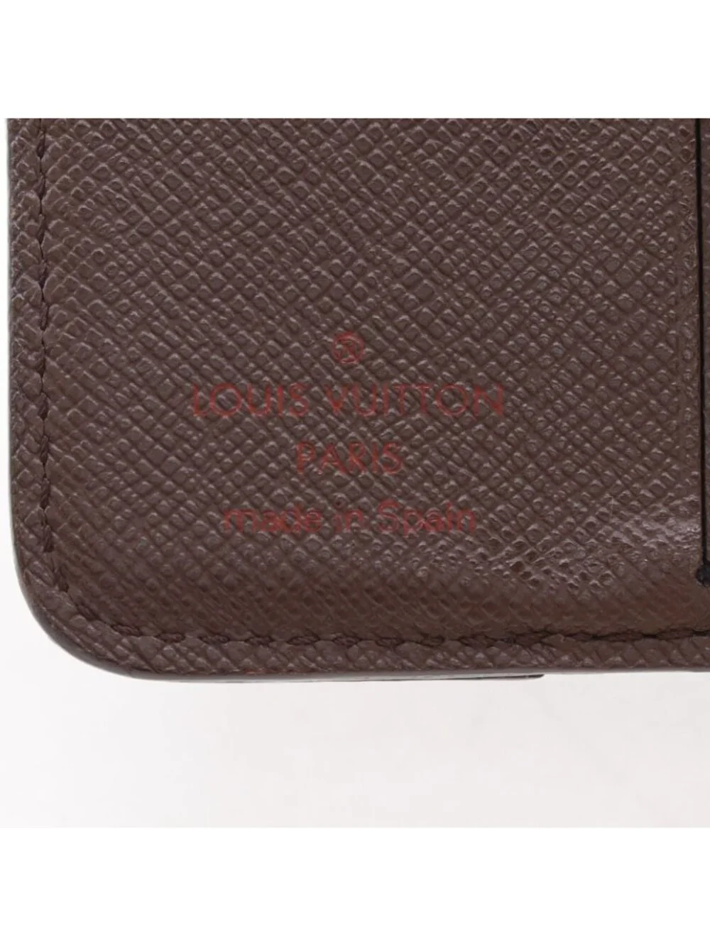 Louis Vuitton Compact Zip Damier Canvas Brown Bifold Wallet